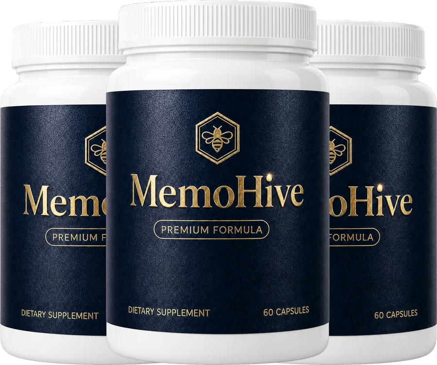 MemoHive supplement three-bottle package